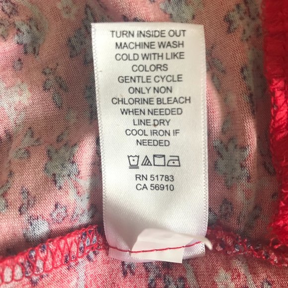 Evsie | LIKE NEW! Girls Floral Eyelet Trim Babydoll Top - Picture 8 of 11